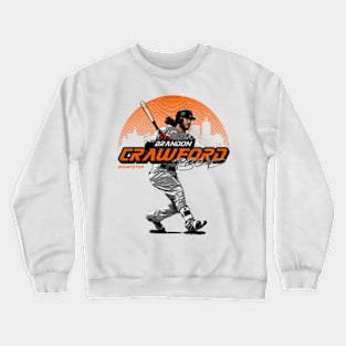 Brandon Crawford San Francisco Skyline Crewneck Sweatshirt